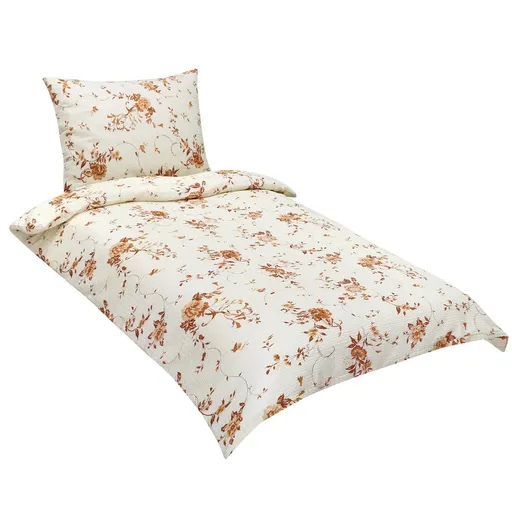 Lenjerie de pat creponată Bellatex Trandafir înflorit , 140 x 200 cm, 70 x 90 cm, 140 x 200 cm, 70 x 90 cm