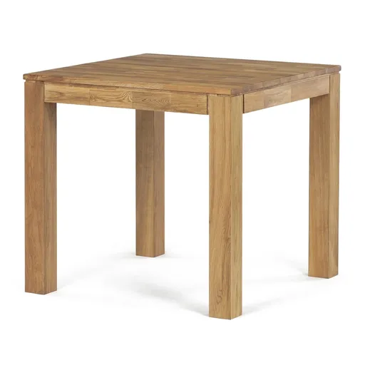 Masă de sufragerie 80 x 80 cm, stejar, S