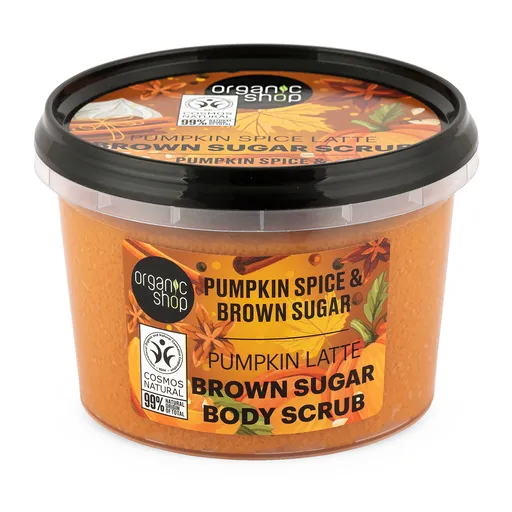 Organic Shop Peeling de corp cu zahăr Pumpkin spice latte (Body Scrub) 250 ml