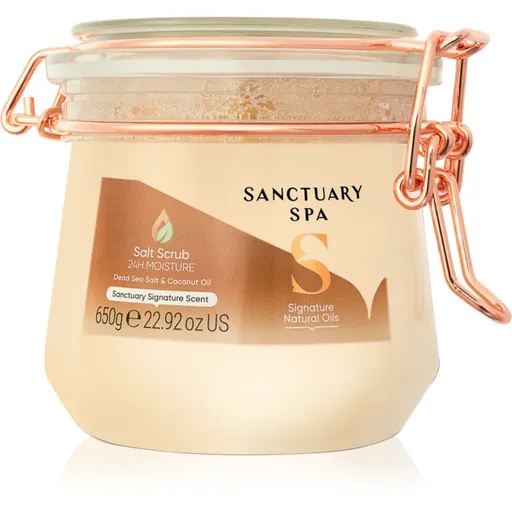 Sanctuary Spa Signature Natural Oils sare pentru exfoliere nutritie si hidratare 650 g