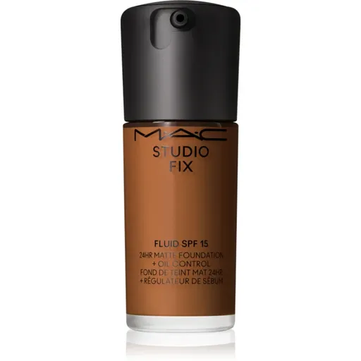 MAC Cosmetics Studio Fix Fluid SPF 15 24HR Matte Foundation + Oil Control machiaj cu efect matifiant SPF 15 culoare C55 30 ml