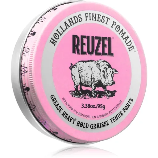 Reuzel Pink Grease Heavy Hold alifie pentru par 95 g
