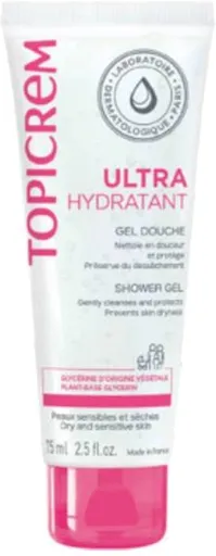 Topicrem Gel de duș pentru piele sensibilă și uscată Ultra-Moisturizing (Shower Gel) 75 ml