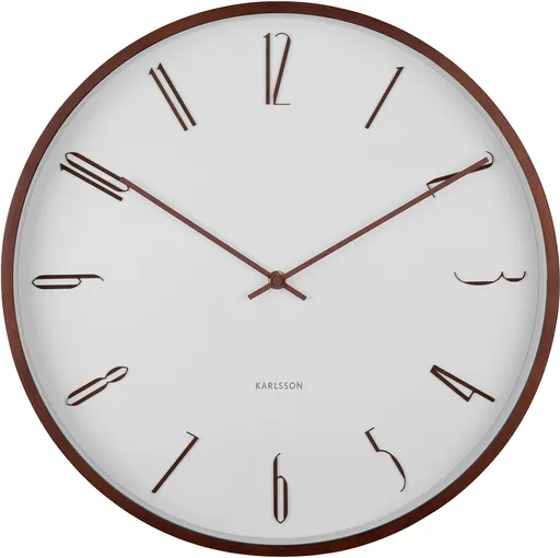 Karlsson Ceas de perete de design KA6014WH