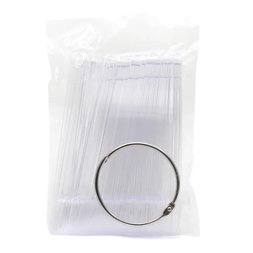 Unghii False pentru Exersat - pe Inel 50 buc - Ovale Clear