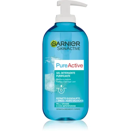 Garnier Skin Active Pure Active gel de curățare pentru ten acneic 200 ml