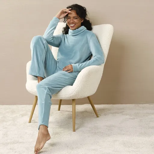 Pijama cu pantaloni din velur