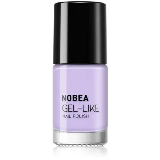 NOBEA Day-to-Day Gel-like Nail Polish lac de unghii cu efect de gel culoare Blue violet #N61 6 ml