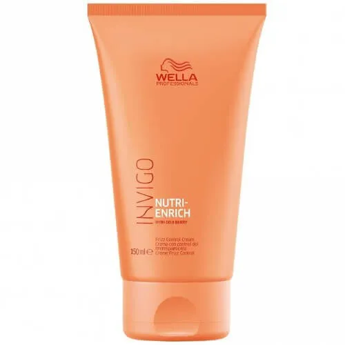 Wella Professionals Cremă fără clătire pentru păr uscat și deteriorat Invigo Nutri-Enrich (Frizz Control Cream) 150 ml