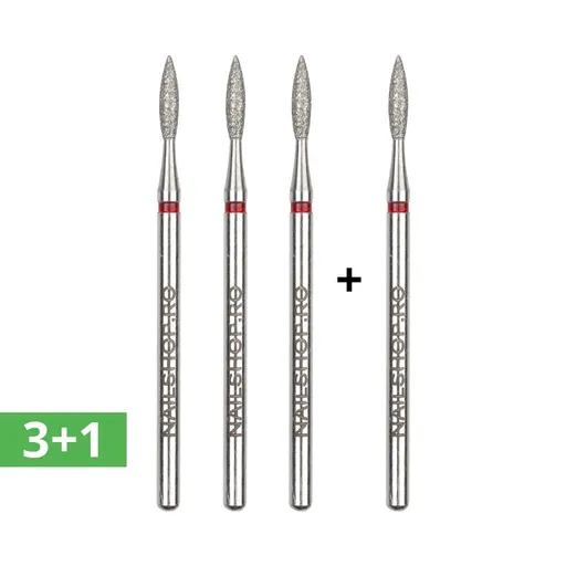 Set 3+1 gratis - bit diamant PRO - flacara fina #101P