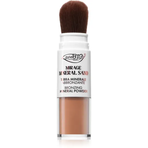 puroBIO Cosmetics Mirage Mineral Sand pudra bronzanta cu minerale pentru fata si corp culoare 3.5 g