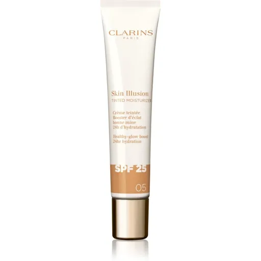 Clarins Skin Illusion Tinted Moisturizer crema tonifianta SPF 25 culoare 05 40 ml