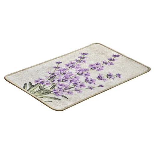 Covoras de baie Chilai Home 359CHL4281, 60x40 cm, 100% poliamida, Antiderapant, Multicolor