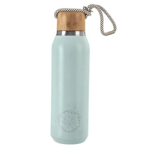 Sticlă termo Orion FLOARE 600 ml, albastru deschis, albastru