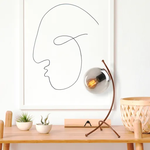 Lampa de masa, Opviq, 584TTM1726, Cupru