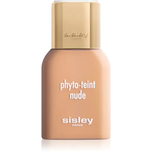 Sisley Phyto-Teint Nude fond de ten iluminator și hidratant pentru un look natural culoare 3W1 Warm Almond 30 ml