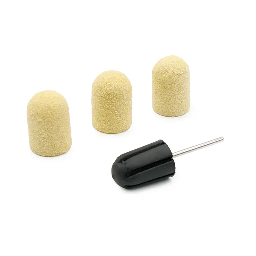 Suport + 3 Smirghel 16 x 25 mm - 80 Set, Yellow