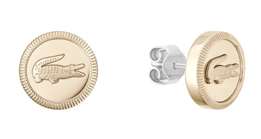 Lacoste Cercei de nuanță bronz cu crocodil 2040406