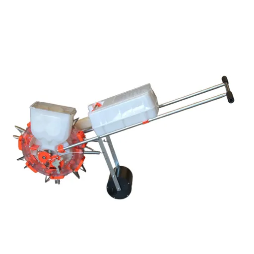 Semanatoare manuala cu fertilizator si insamantare pentru fasole, porumb, mazare, floarea soarelui, dovleac etc
