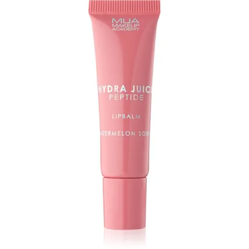 MUA Makeup Academy Hydra Juice Peptide Lip Balm Balsam de buze hidratant pentru stralucire parfum Watermelon Sorbet 10 ml