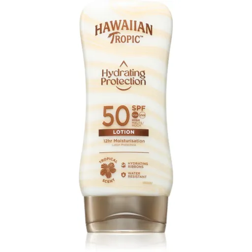 Hawaiian Tropic Hydrating Protection Lotion crema de corp pentru protectie solara SPF 50 180 ml