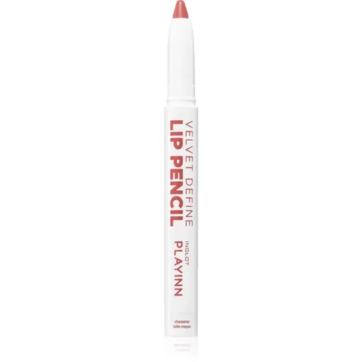 Inglot PlayInn Velvet Define Lip Pencil creion intensiv de buze culoare BLUSHING ESPRESSO 64 1.6 g