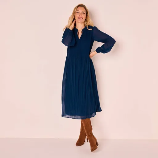 Rochie midi plisată