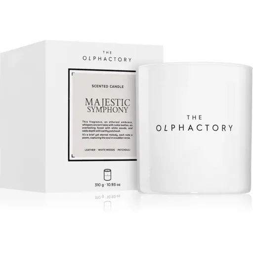 The Olphactory White Insignia Majestic Symphony lumânare parfumată 310 g
