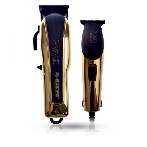Set Golden Combo - Masina de Tuns Kiepe Rivale 6315 + Masina de Contur Zero Estremo Pro 6324