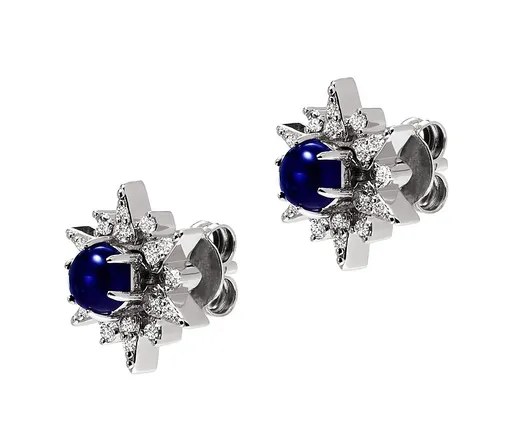 Emporio Armani Cercei din argint cu zircon cubic Stea EG3603040