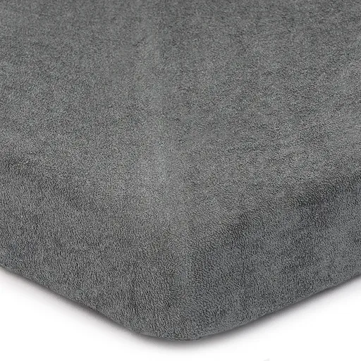 Cearșaf de pat 4Home din frotir, gri închis, gri închis, 180 x 200 cm