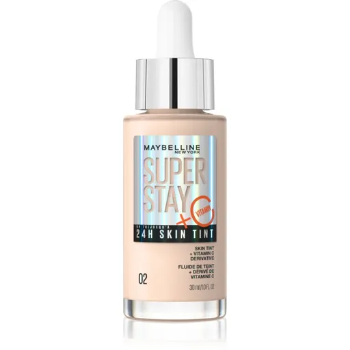MAYBELLINE NEW YORK SuperStay Vitamin C Skin Tint ser pentru uniformizarea nuantei tenului culoare 02 30 ml