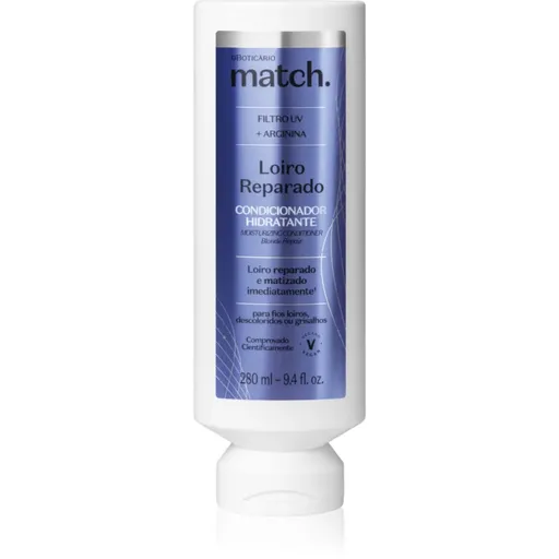 oBoticário Match. Blonde Repair balsam regenerator pentru par blond 280 ml