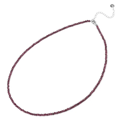 Agato Colier mineral cu mărgele cu granat POL-N11/47L