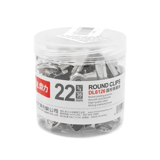 Set Clipsuri Unghii, 22 mm, Metal, 36 buc