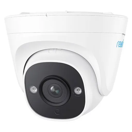 Camera supraveghere IP Dome Reolink P324, 5MP, IR 30 m, 4 mm, microfon, detectie persoane/vehicule, slot card, PoE