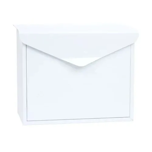 Cutie poştală din oţel Monza, alb
