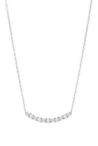 Brosway Colier din argint tandru cu zirconiu cubic și perle Infinite White Fancy FIW171