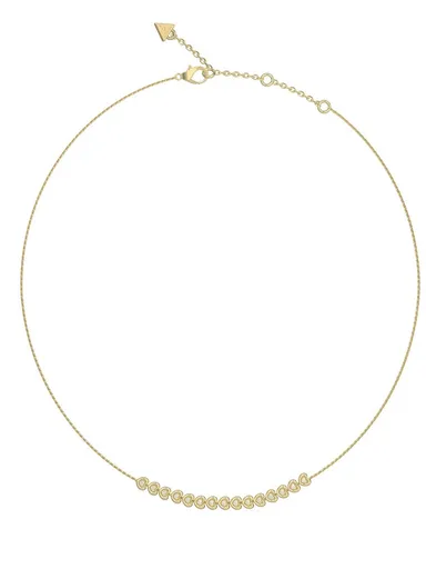 Guess Colier frumos din oțel cu inimă L.O.V.E. JUBN05471JWYGT/U