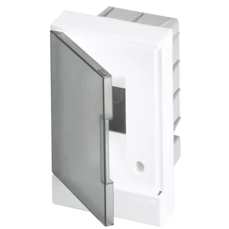 Tablou electric incastrat gri cu usa transparenta 2 module Abb 1SZR004002A1200