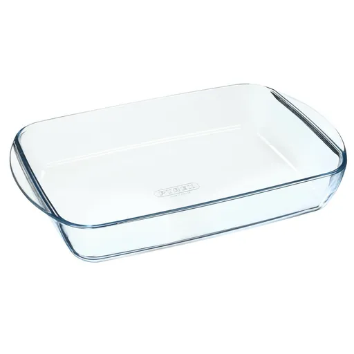 Pyrex Vas de sticlă pentru cuptor 4,9 l, 40 x 27 x7 cm, L