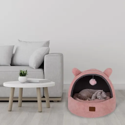 Pat pentru animale de companie, Paws & Whiskers, Tom Cat, Material exterior: 100% poliester, Roz