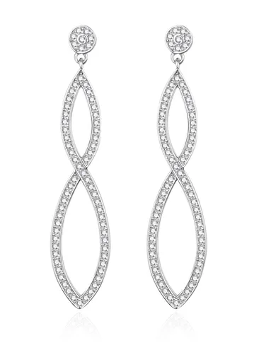 Agato Cercei eleganți cu zirconi AGT-E034PW