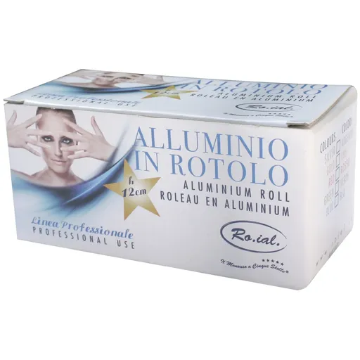 Folie de Aluminiu Roial pentru Vopsit Suvite 12Cm x 100M, 14 Microni