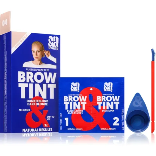 A.N.D. Beauty Brow Tint culoare pentru sprancene culoare Dark Blonde 3x1.67 ml