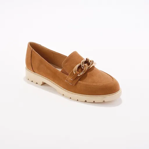 Mocasini cu lanț decorativ