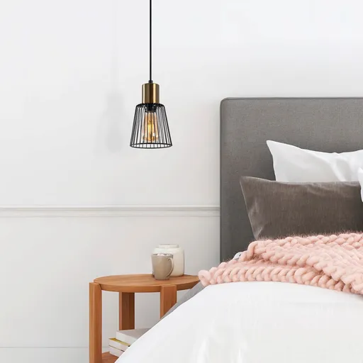 Lustra, Opviq, 942FLG1398, Negru/Maro antic