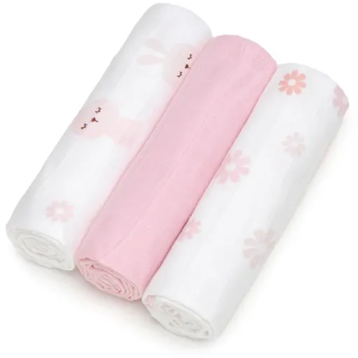 T-TOMI TETRA Cloth Diapers HIGH QUALITY scutece textile Bunnies 70x70 cm 3 buc