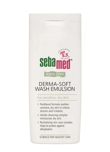 Sebamed Emulsie de spălare cu fitosteroli Anti-Dry (Derma-Soft Wash Emulsion) 200 ml