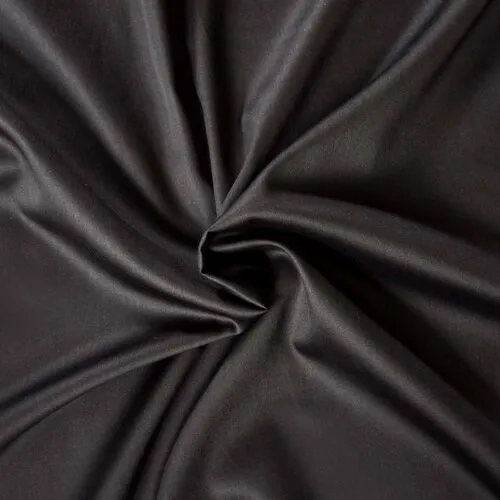 Kvalitex Cearșaf din satin cu elastic negru, 80 x200 cm, negru, 80 x 200 cm